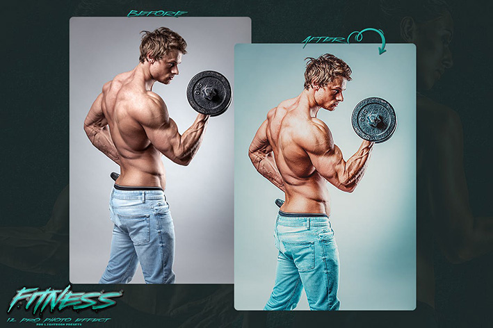 12 پریست لایت روم حرفه ای ورزشی PRO Fitness Image Lightroom Presets 12 پریست لایت روم حرفه ای ورزشی PRO Fitness Image Lightroom Presets