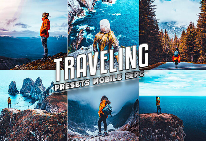 2 پریست لایت روم مسافرت دسکتاپ و موبایل Traveling Lightroom Presets
