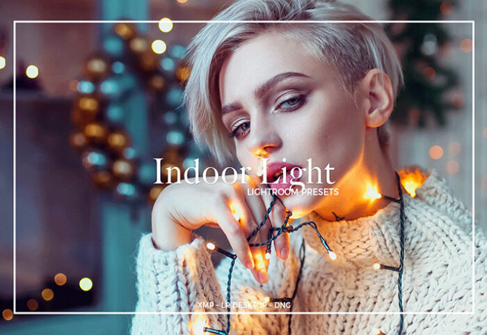 24 پریست لایت روم حرفه ای تم عکس خانگی INDOOR LIGHT LIGHTROOM PRESETS