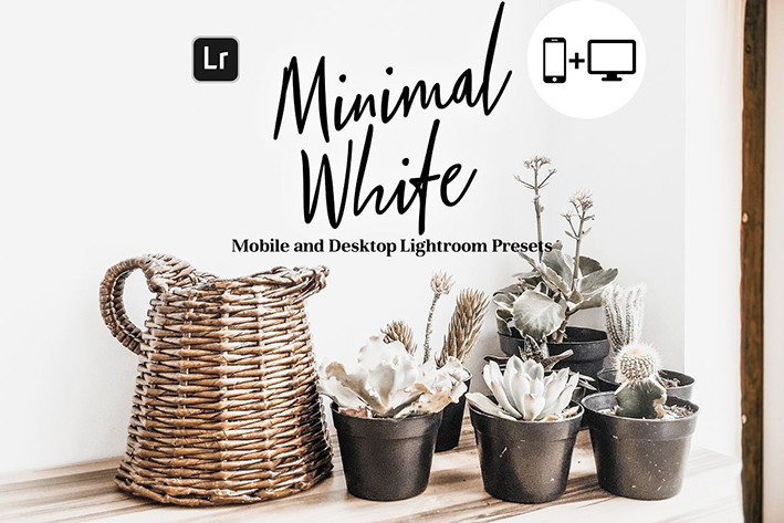 27 پریست لایت روم حرفه ای تم رنگی روشن Minimal White Lightroom Presets 27 پریست لایت روم حرفه ای تم رنگی روشن Minimal White Lightroom Presets