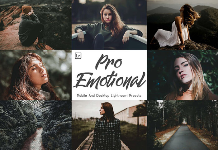 30 پریست لایت روم سینمایی دسکتاپ و موبایل Pro Emotional Mobile And Lightroom