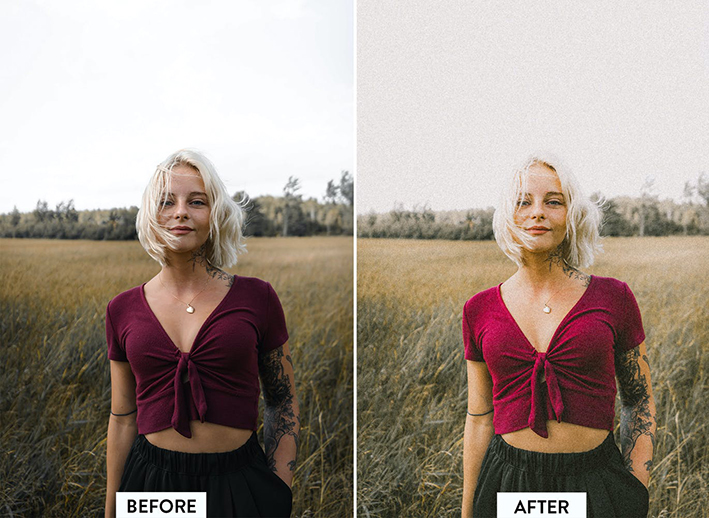 30 پریست لایت روم سینمایی و پریست کمرا راو فتوشاپ تم ایجاد نویز Film Look Lightroom Presets 30 پریست لایت روم سینمایی و پریست کمرا راو فتوشاپ تم ایجاد نویز Film Look Lightroom Presets
