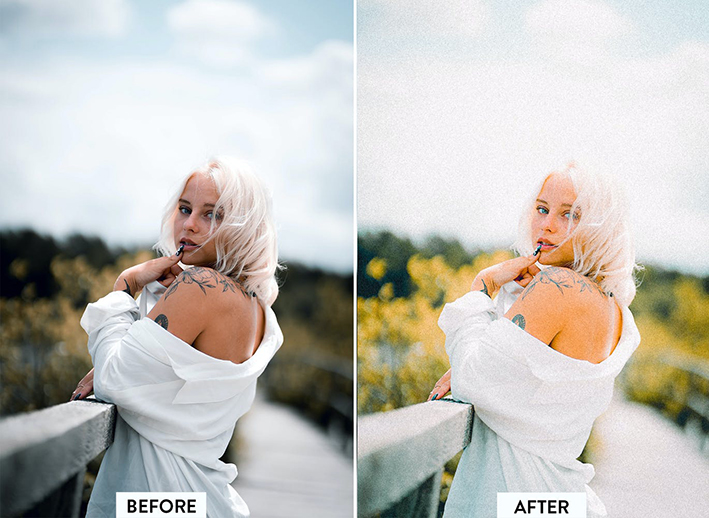 30 پریست لایت روم سینمایی و پریست کمرا راو فتوشاپ تم ایجاد نویز Film Look Lightroom Presets 30 پریست لایت روم سینمایی و پریست کمرا راو فتوشاپ تم ایجاد نویز Film Look Lightroom Presets