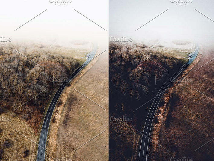 30 پریست لایت روم طبیعت دسکتاپ و موبایل Lightroom Moody Landscape 30 پریست لایت روم طبیعت دسکتاپ و موبایل Lightroom Moody Landscape