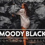 30 پریست لایت روم و پریست کمرا راو فتوشاپ تم تیره Moody Black Lightroom Presets