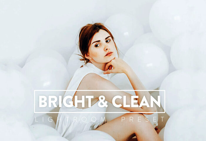 30 پریست لایت روم و پریست کمرا راو فتوشاپ تم رنگ روشن Bright & Clean Lightroom Presets