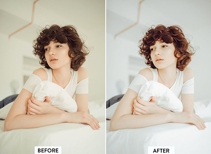 30 پریست لایت روم و پریست کمرا راو فتوشاپ تم رنگ روشن Bright & Clean Lightroom Presets 30 پریست لایت روم و پریست کمرا راو فتوشاپ تم رنگ روشن Bright & Clean Lightroom Presets