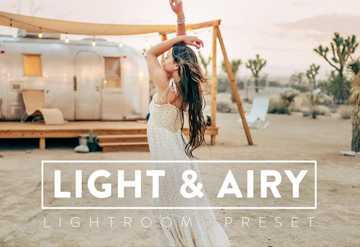 30 پریست لایت روم و پریست کمرا راو فتوشاپ تم هوای روشن Light & Airy Lightroom Presets