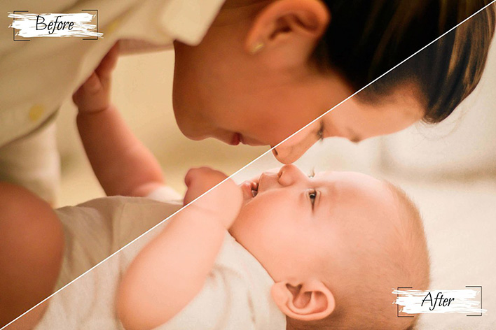 30 پریست لایت روم نوزاد و پریست کمرا راو Newborn Baby Lightroom Presets 30 پریست لایت روم نوزاد و پریست کمرا راو Newborn Baby Lightroom Presets
