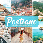 40 پریست لایت روم و پریست کمرا راو و اکشن فتوشاپ تم پوزیتانو Postiano Lightroom Presets