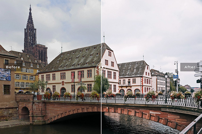 40 پریست لایت روم و کمرا راو و اکشن فتوشاپ تم استراسبورگ Strasbourg Lightroom Presets 40 پریست لایت روم و کمرا راو و اکشن فتوشاپ تم استراسبورگ Strasbourg Lightroom Presets