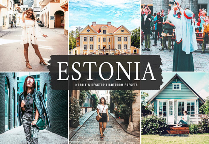 40 پریست لایت روم و کمرا راو و اکشن فتوشاپ تم جمهوری استونیا Estonia Lightroom Presets