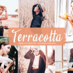 40 پریست لایت روم و کمراراو و اکشن فتوشاپ تم سفالی Terracotta Lightroom Presets