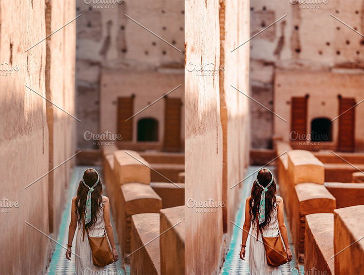 60 پریست لایت روم دسکتاپ و موبایل تم مراکش Morocco Lightroom Presets 60 پریست لایت روم دسکتاپ و موبایل تم مراکش Morocco Lightroom Presets