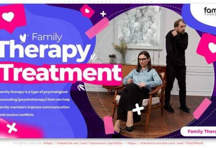 پروژه آماده افتر افکت تبلیغات مراکز روانشناسی Family Therapy Slideshow