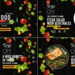 پروژه آماده افتر افکت حرفه ای 2021 با موزیک معرفی رستوران Food Promo