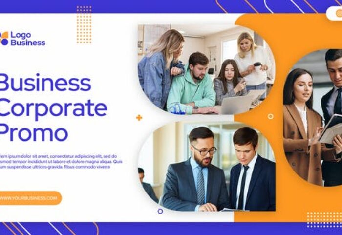 پروژه آماده افتر افکت حرفه ای با موزیک معرفی شرکت Business Corporate Promo