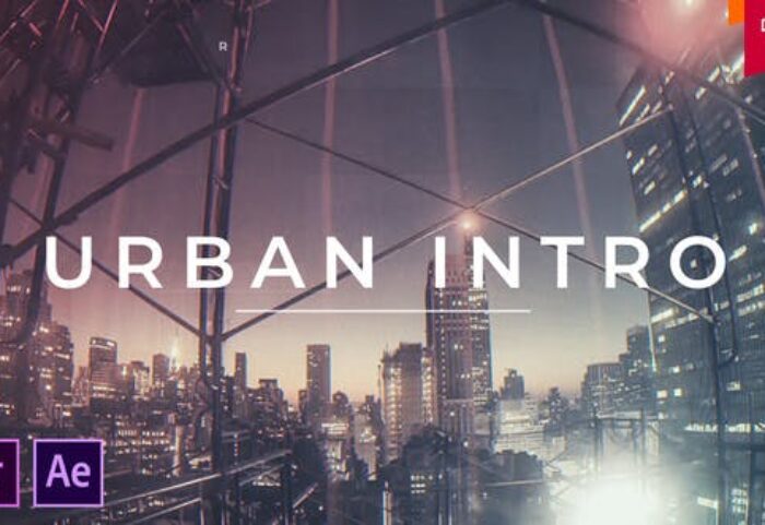 پروژه آماده پریمیر با موزیک : تیتراژ و وله حرفه ای Urban Intro