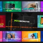 پروژه پریمیر اسلایدشو با موزیک افکت بارکد Barcode Slideshow | Premiere Pro MOGRT