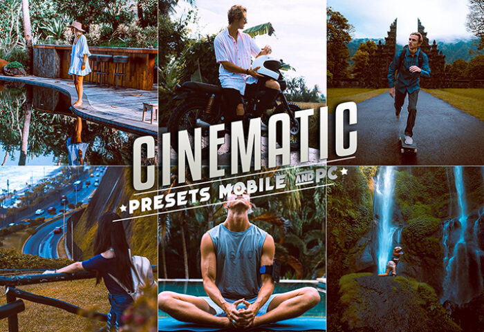 پریست لایت روم حرفه ای سینمایی Cinematic Lightroom Presets Mobile & Desktop