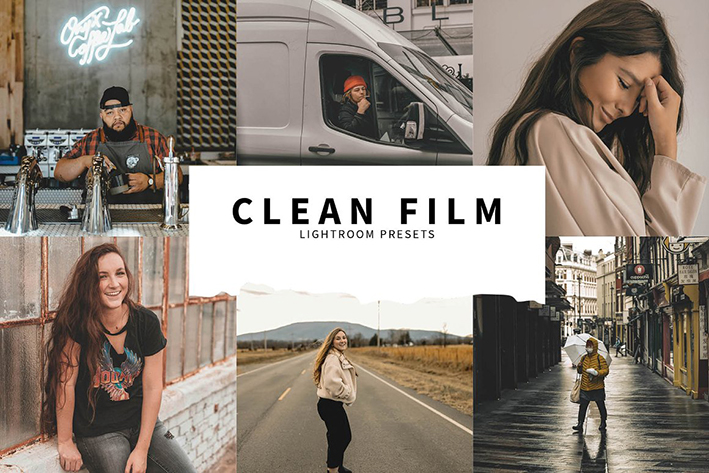 10 پریست رنگی حرفه ای لایت روم Clean Film Lightroom Presets 10 پریست رنگی حرفه ای لایت روم Clean Film Lightroom Presets