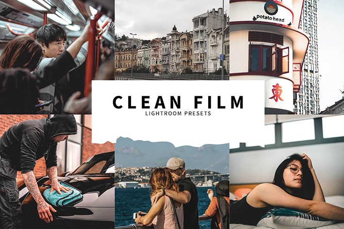 10 پریست رنگی لایت روم رنگ سینماتیک حرفه ای Clean Film Lightroom Presets 10 پریست رنگی لایت روم رنگ سینماتیک حرفه ای Clean Film Lightroom Presets