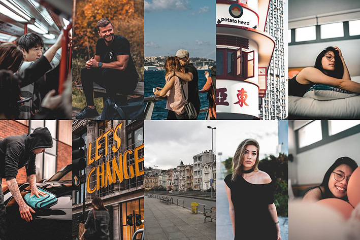 10 پریست رنگی لایت روم رنگ سینماتیک حرفه ای Clean Film Lightroom Presets 10 پریست رنگی لایت روم رنگ سینماتیک حرفه ای Clean Film Lightroom Presets