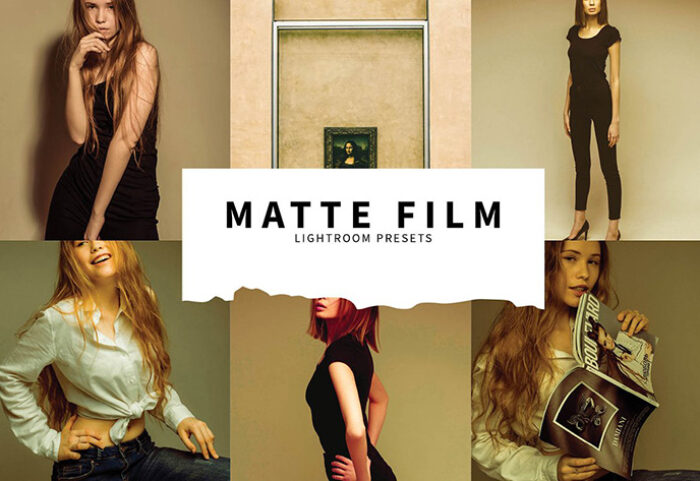 10 پریست رنگی لایت روم رنگ سینماتیک مات رنگی Matte Film Lightroom Presets