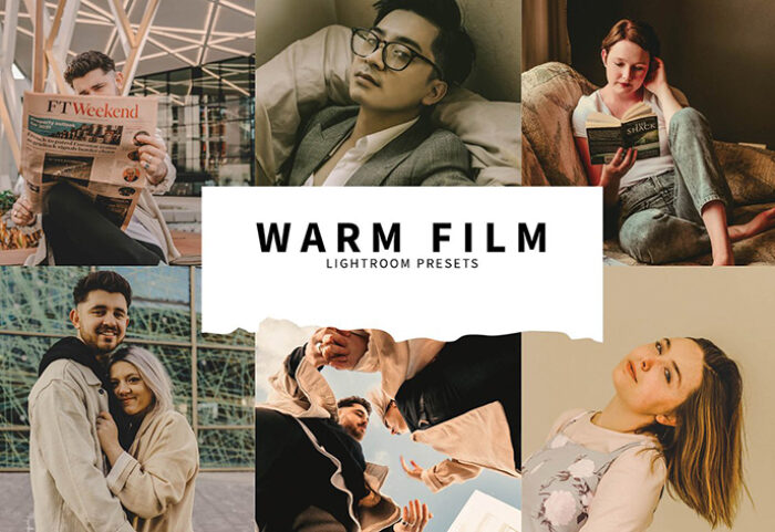 10 پریست رنگی لایت روم سینمایی رنگ گرم Warm Film Lightroom Presets