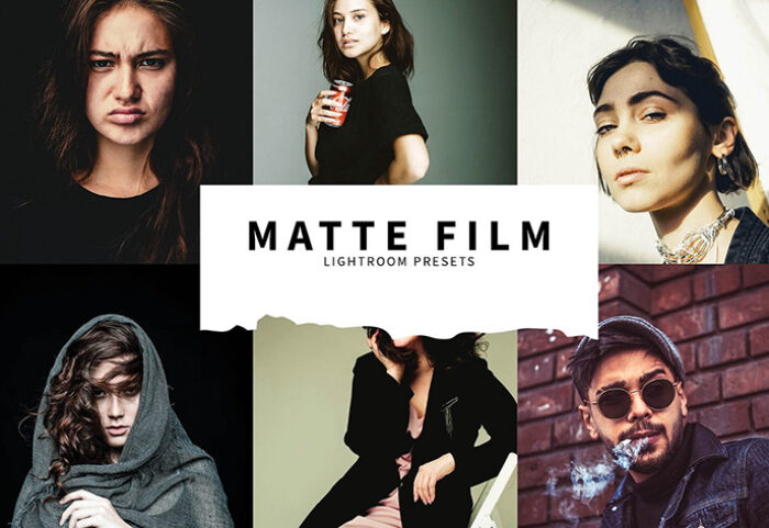 10 پریست لایت روم حرفه ای مات سینمایی Matte Film Lightroom Presets