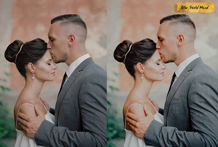 10 پریست لایت روم عروسی و پرتره رنگ پاستلی Pastel Mood Lightroom Presets 10 پریست لایت روم عروسی و پرتره رنگ پاستلی Pastel Mood Lightroom Presets