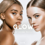 21 پریست رنگی لایت روم حرفه ای تم پوست درخشنده GLOWING SKIN LIGHTROOM PRESETS