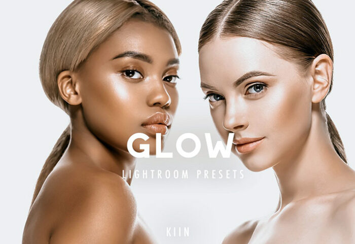 21 پریست رنگی لایت روم حرفه ای تم پوست درخشنده GLOWING SKIN LIGHTROOM PRESETS