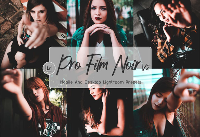 21 پریست لایت روم سینمایی 2021 حرفه ای Pro Film Noir Desktop& Mobile LR