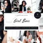 24 پریست رنگی لایت روم حرفه ای Girl Boss Lightroom Presets