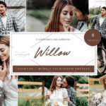 24 پریست رنگی لایت روم حرفه ای Willow Lightroom Presets