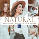 30 پریست لایت روم حرفه ای تم رنگ طبیعی Natural Mobile & Lightroom Preset