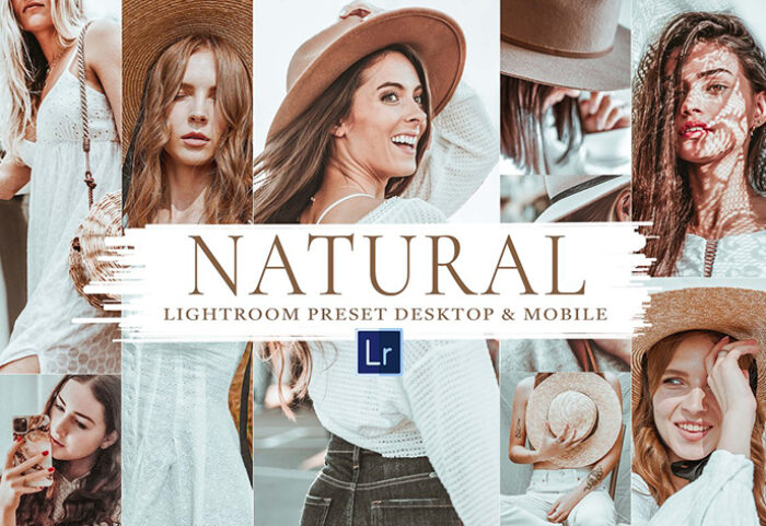 30 پریست لایت روم حرفه ای تم رنگ طبیعی Natural Mobile & Lightroom Preset