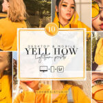 30 پریست لایت روم حرفه ای تم رنگی زرد YELL HOW Lightroom Presets