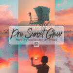 30 پریست لایت روم حرفه ای تم غروب آفتاب ProSunset Glow Mobile & Lightroom
