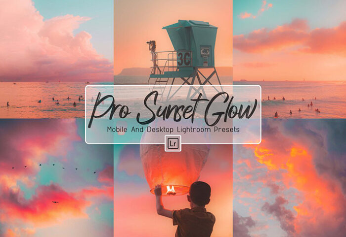 30 پریست لایت روم حرفه ای تم غروب آفتاب ProSunset Glow Mobile & Lightroom