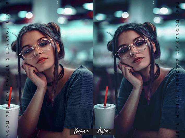 30 پریست لایت روم حرفه ای سینمایی تم آبی تیره DARK BLUE Lightroom Presets 30 پریست لایت روم حرفه ای سینمایی تم آبی تیره DARK BLUE Lightroom Presets