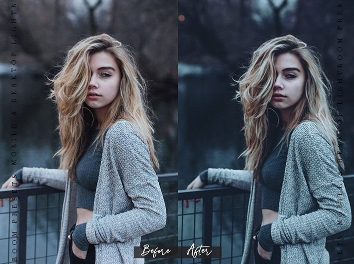 30 پریست لایت روم حرفه ای سینمایی تم آبی تیره DARK BLUE Lightroom Presets 30 پریست لایت روم حرفه ای سینمایی تم آبی تیره DARK BLUE Lightroom Presets