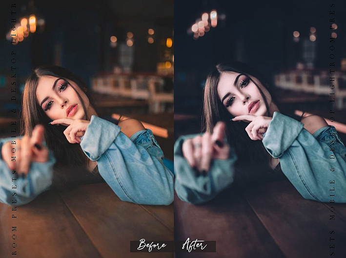 30 پریست لایت روم حرفه ای سینمایی تم آبی تیره DARK BLUE Lightroom Presets 30 پریست لایت روم حرفه ای سینمایی تم آبی تیره DARK BLUE Lightroom Presets