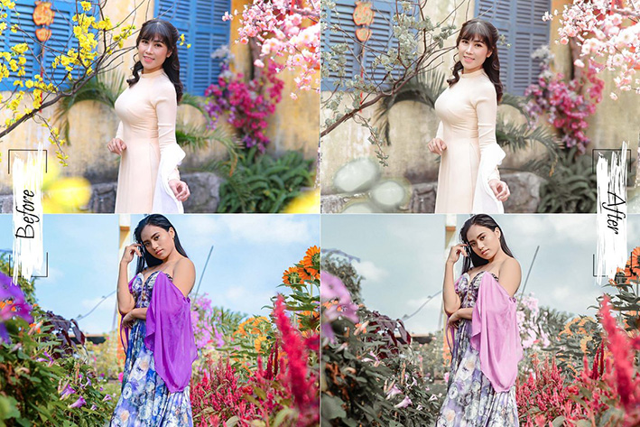 30 پریست لایت روم و پریست کمرا راو فتوشاپ تم سبک زندگی Girl Lifestyle Lightroom presets‭