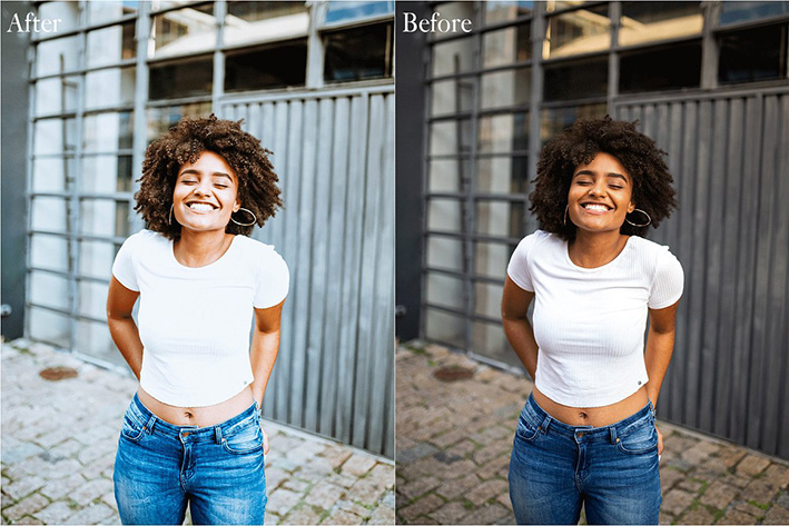 30 پریست لایت روم پرتره تم رنگی سفید درخشان BRIGHT WHITE LIGHTROOM PRESETS 30 پریست لایت روم پرتره تم رنگی سفید درخشان BRIGHT WHITE LIGHTROOM PRESETS