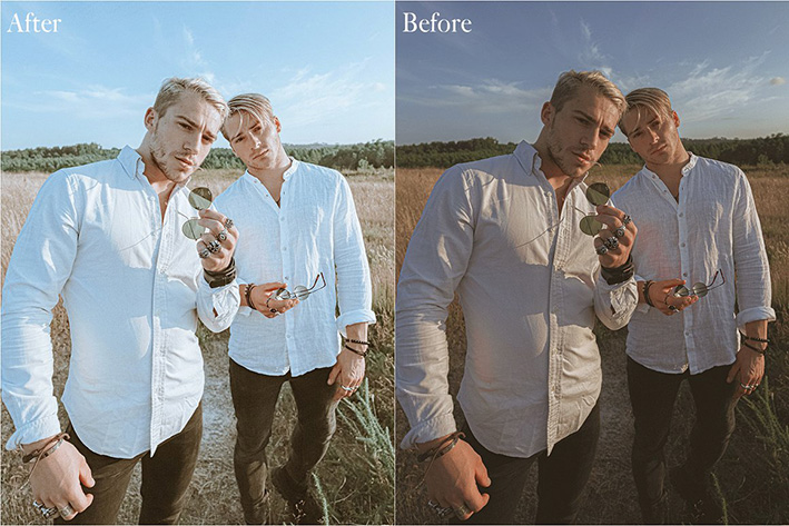 30 پریست لایت روم پرتره تم رنگی سفید درخشان BRIGHT WHITE LIGHTROOM PRESETS 30 پریست لایت روم پرتره تم رنگی سفید درخشان BRIGHT WHITE LIGHTROOM PRESETS