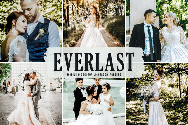 40 پریست لایت روم و پریست کمرا راو و اکشن فتوشاپ تم جاودانی Everlast Lightroom Presets