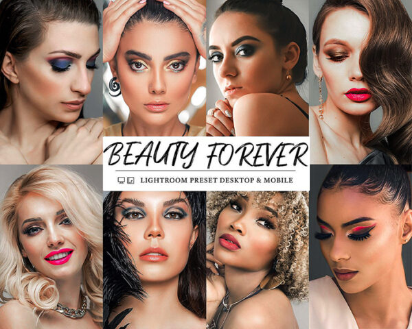 81 پریست لایت روم پرتره حرفه ای 2021 سینمایی Beauty Forever Lightroom Presets
