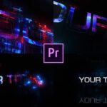 تایتل آماده پریمیر 3 بعدی رزولوشن 4K با موزیک 3D Tech Title